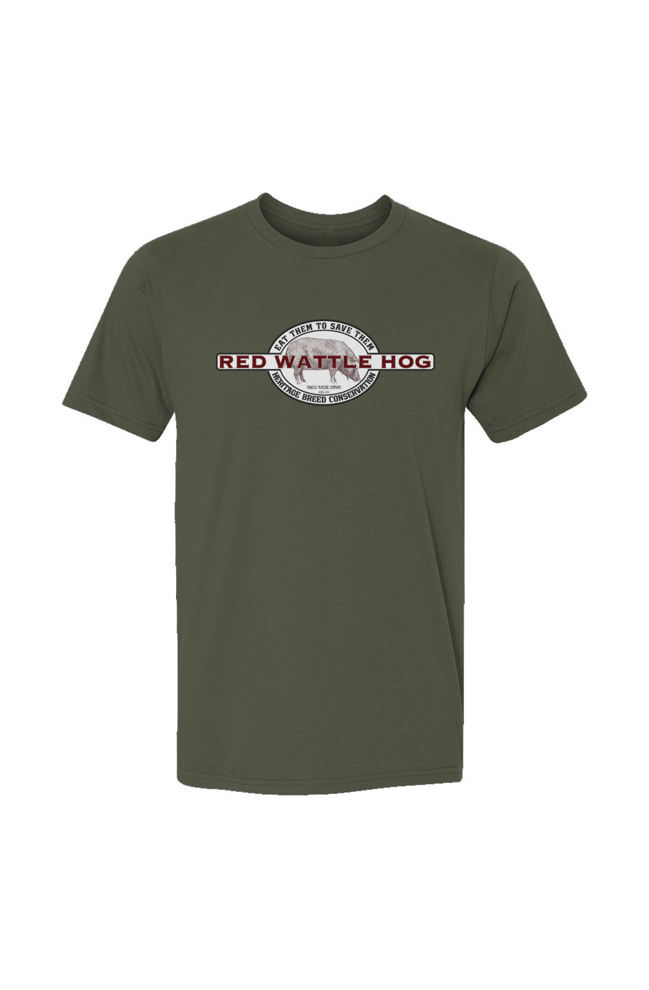 Red Wattle Hog USA-Made Ringspun Unisex T-Shirt