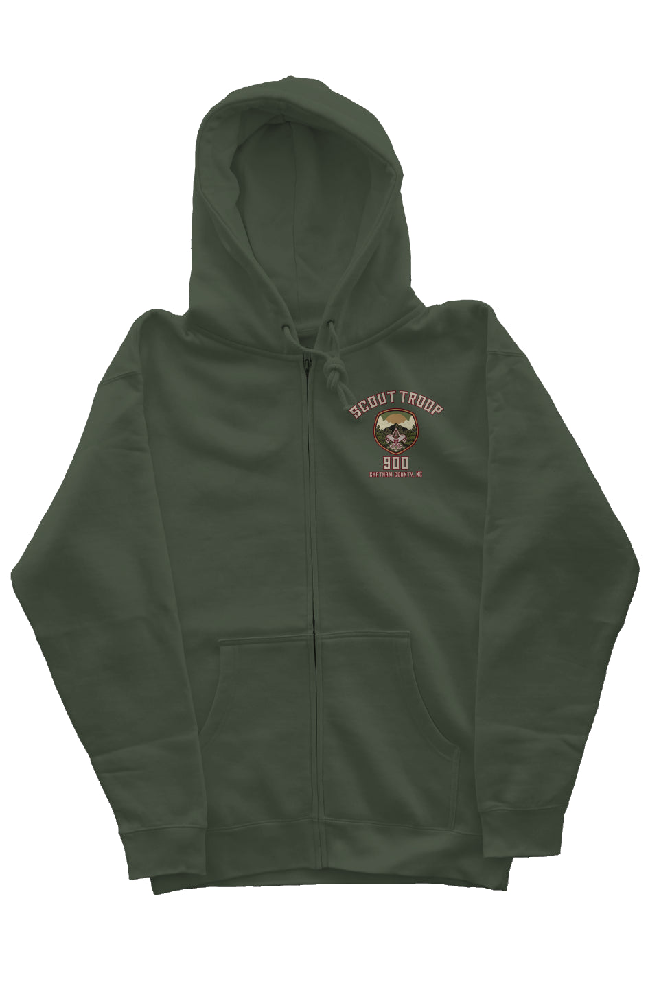 Troop 900 Zip Heavyweight Hoodie