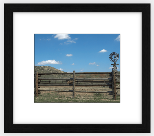 Big Basin Preserve Kansas Framed Print