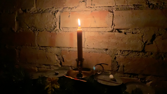 (8 pack) Pure Beeswax Taper Candles