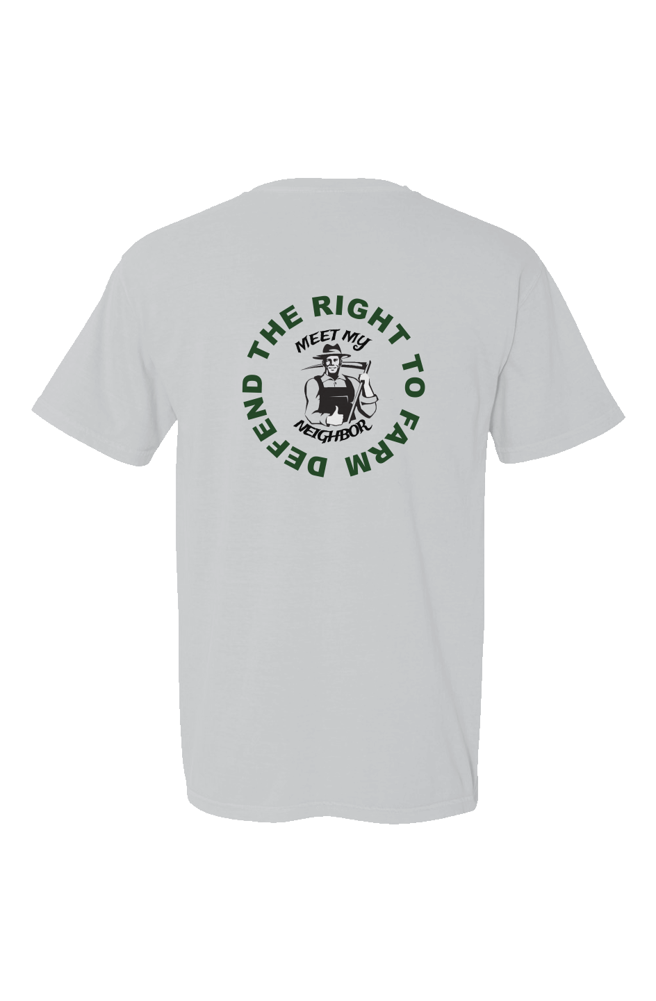 Defend The Right To Farm Made in USA Short Sleeve Crew T-Shirt – Yanasa ...