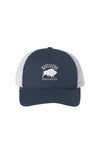 Buffalero Embroidered USA-Made-White Mesh Trucker Cap