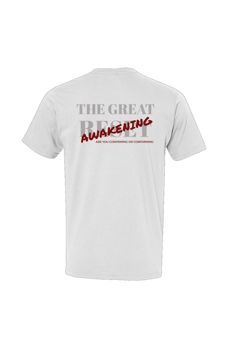 Great Awakening As A Man Thinketh USA-Made Ringspun Unisex T-Shirt