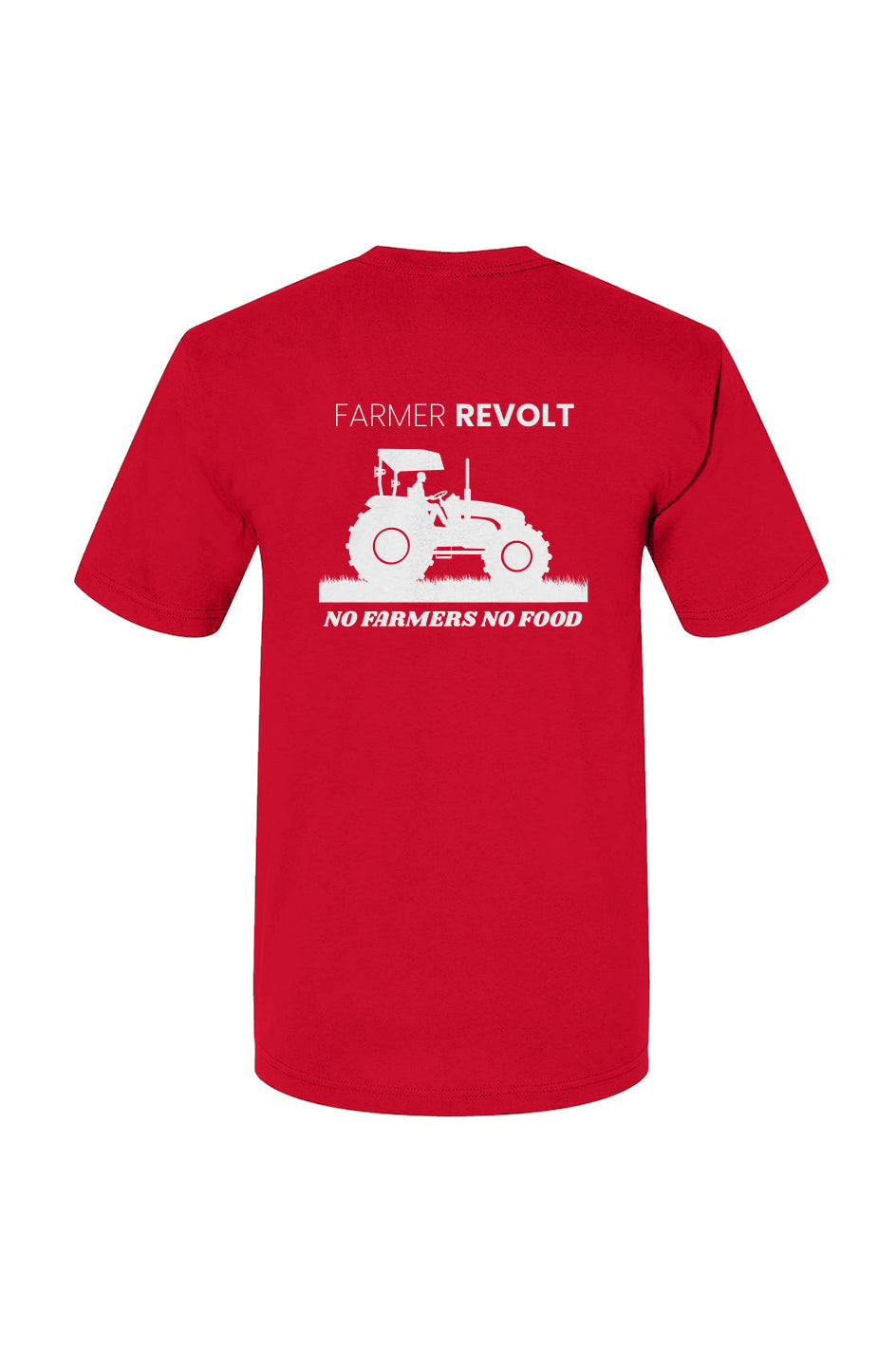 Farmer Protest Farmer Revolt USA-Made 100% Cotton T-Shirt