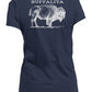 Buffalita Bison Buffalo Ladies Made in USA Crew T-Shirt