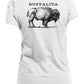 Buffalita Bison Buffalo Ladies Made in USA Crew T-Shirt