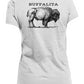 Buffalita Bison Buffalo Ladies Made in USA Crew T-Shirt