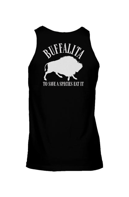 Buffalita To Save a Species Eat It  Unisex Jersey Tank