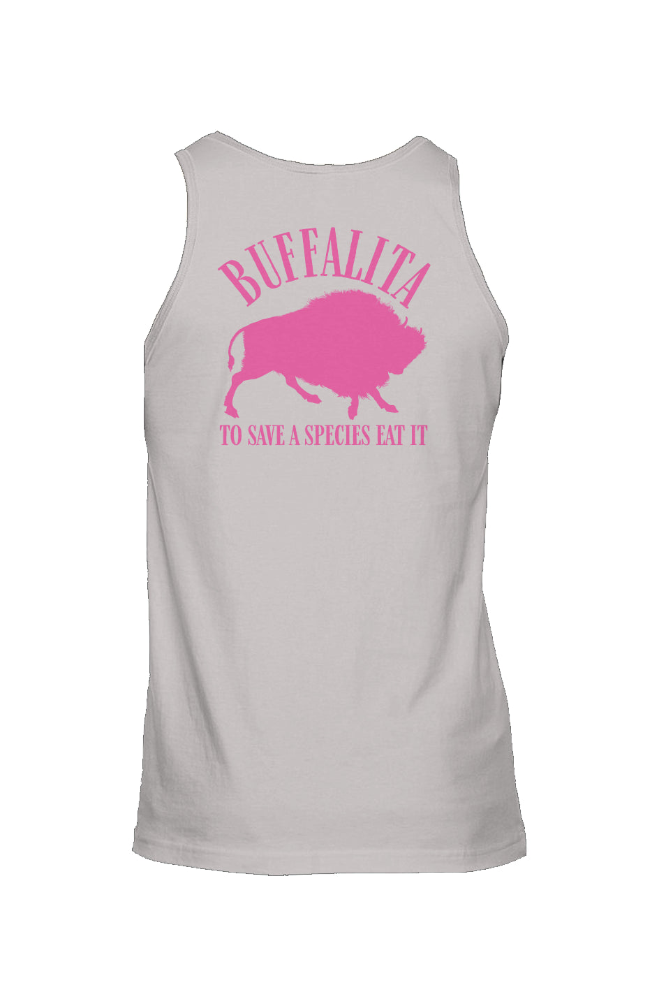 Buffalita To Save a Species Eat It Unisex Jersey Tank