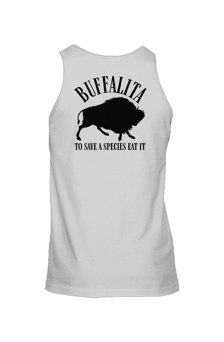 Buffalita To Save a Species Eat It Unisex Jersey Tank