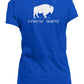 Yvnv'sv Hok'te Buffalo Woman Ladies Made in USA Crew T-Shirt