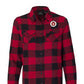 Yanasa Trading Company Womens Long Sleeve Red Flannel