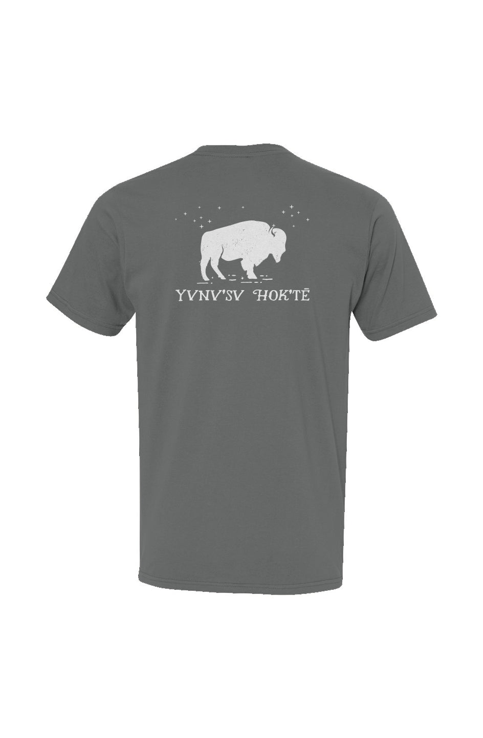 Yvnv'sv Hok'te Buffalo Woman USA-Made Ringspun Unisex T-Shirt