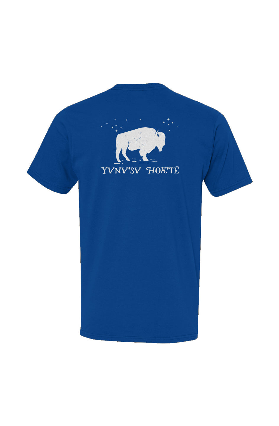 Yvnv'sv Hok'te Buffalo Woman USA-Made Ringspun Unisex T-Shirt