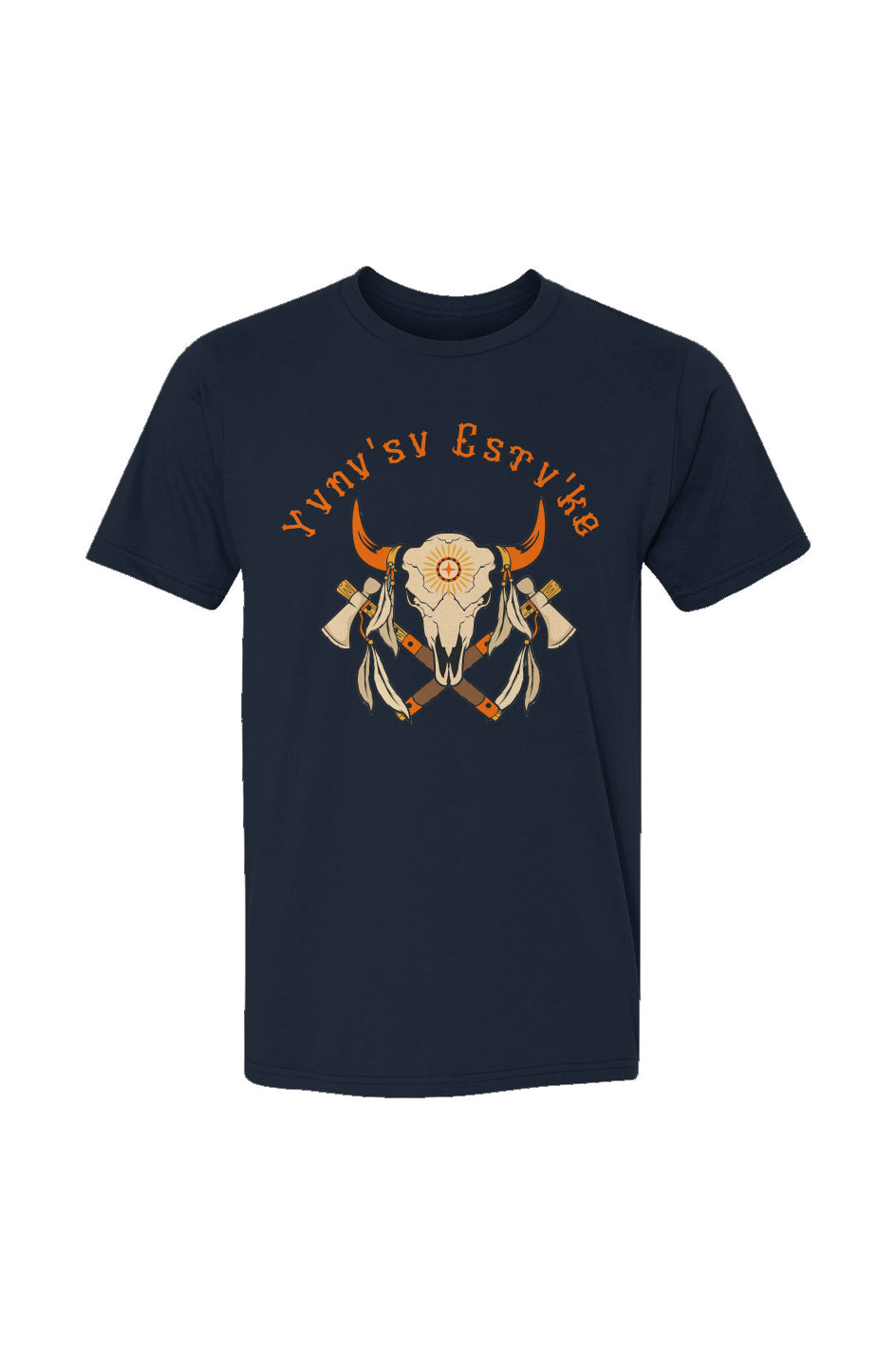 Yvnv'sv Estv'ke Buffalo People USA-Made Ringspun Unisex T-Shirt