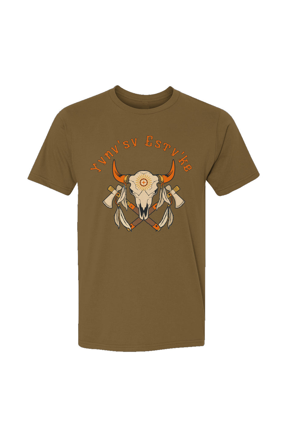 Yvnv'sv Estv'ke Buffalo People USA-Made Ringspun Unisex T-Shirt