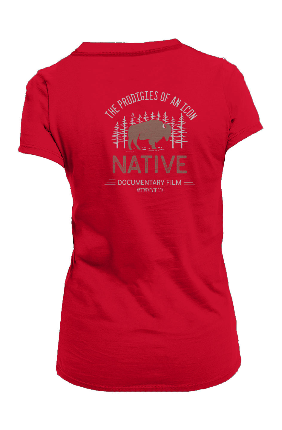 Native Documentary Film Ladies Made in USA Crew T-Shirt