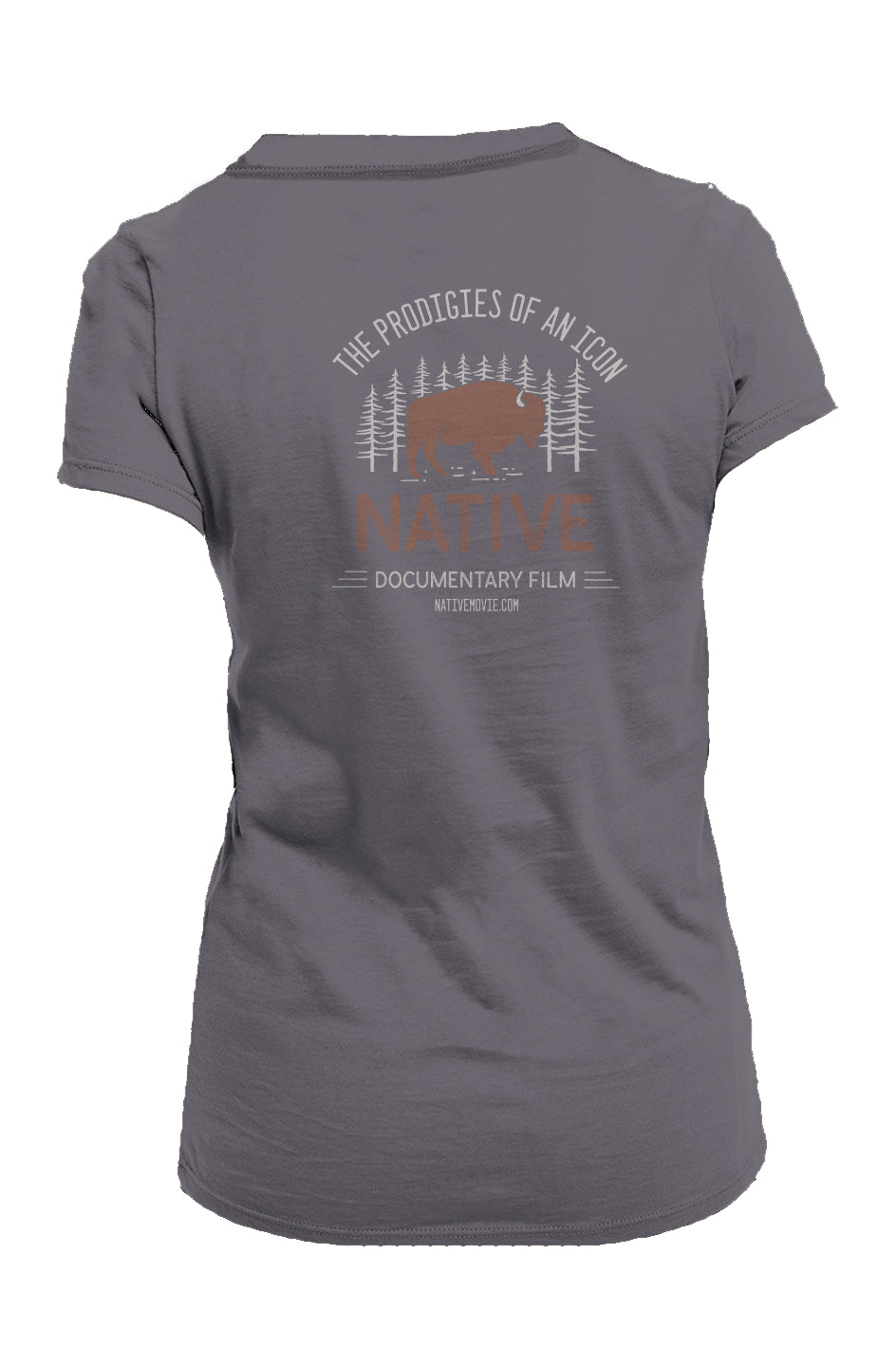 Native Documentary Film Ladies Made in USA Crew T-Shirt