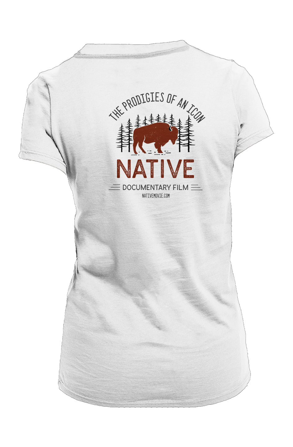 Native Documentary Film Ladies Made in USA Crew T-Shirt