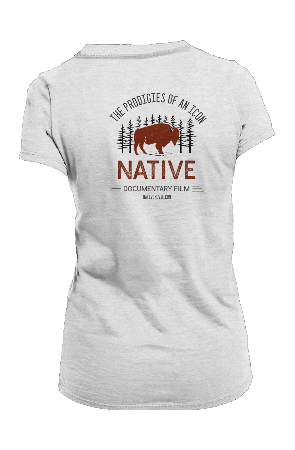 Native Documentary Film Ladies Made in USA Crew T-Shirt