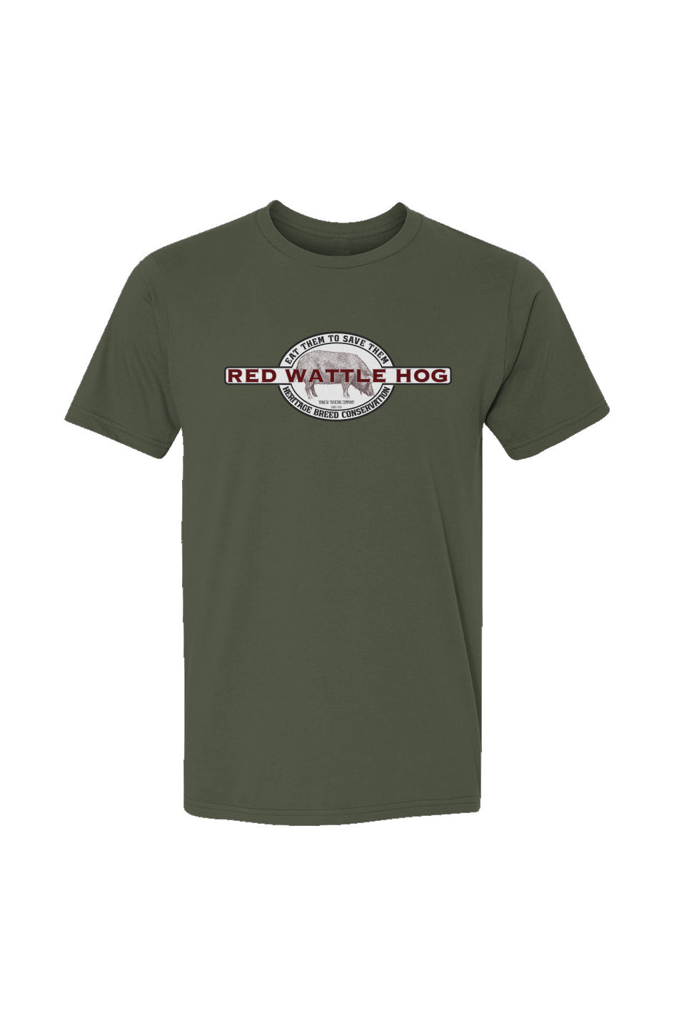 Red Wattle Hog USA-Made Ringspun Unisex T-Shirt