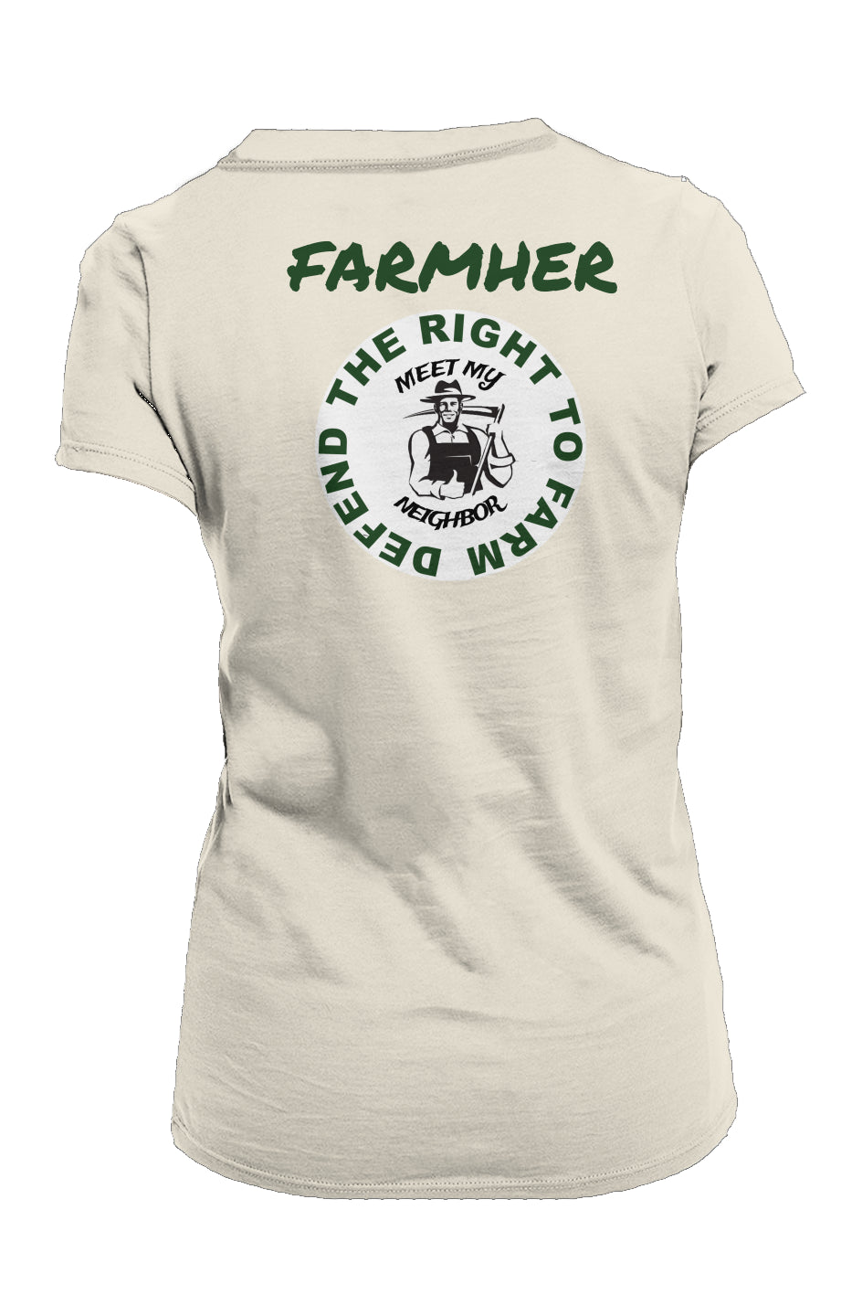 Farmher Defend The Right Ladies Made in USA Crew T-Shirt