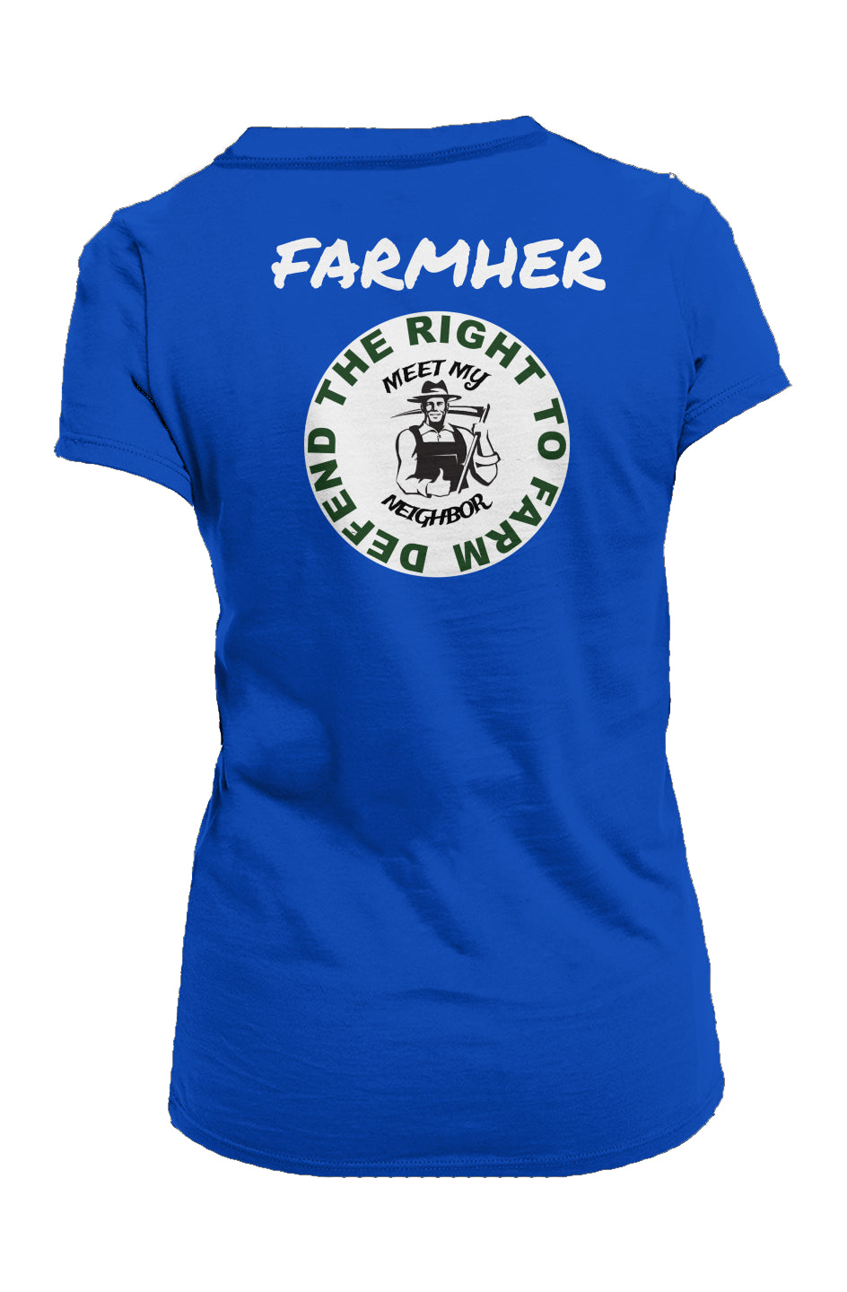 Farmher Defend The Right Ladies Made in USA Crew T-Shirt