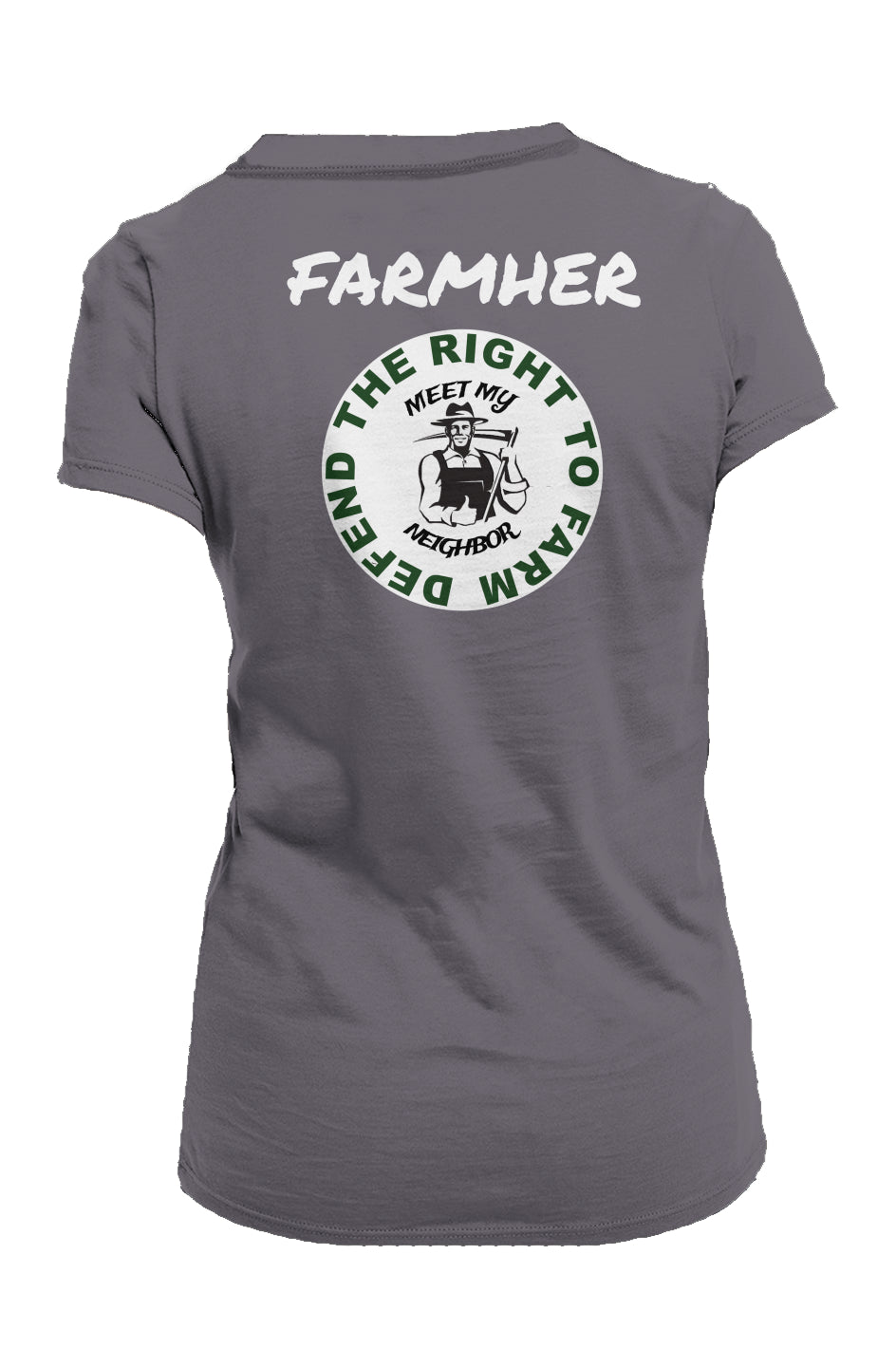 Farmher Defend The Right Ladies Made in USA Crew T-Shirt