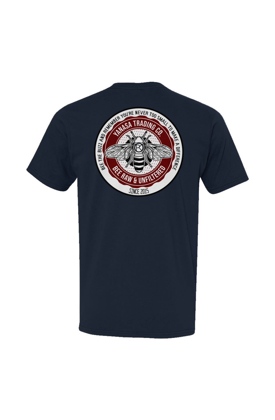 Bee Raw and Unfiltered YTC Logo USA-Made Ringspun Unisex T-Shirt