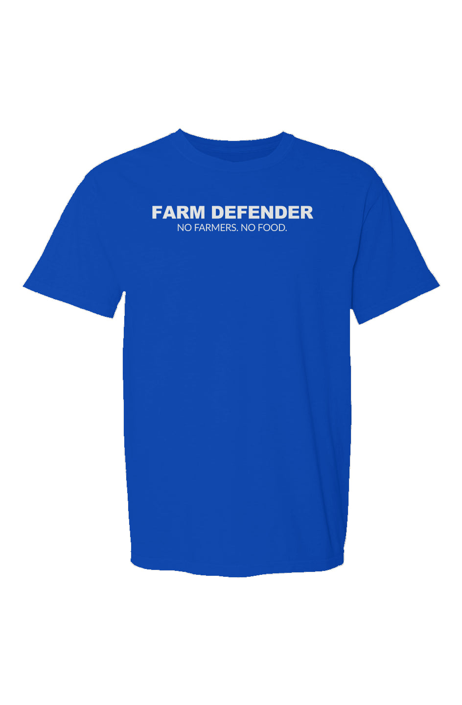 Defend The Right To Farm Rooster Made in USA Short Sleeve Crew T-Shirt