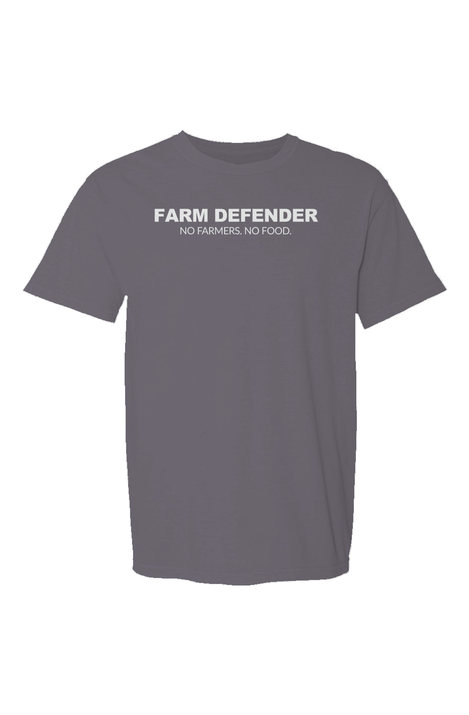 Defend The Right To Farm Rooster Made in USA Short Sleeve Crew T-Shirt