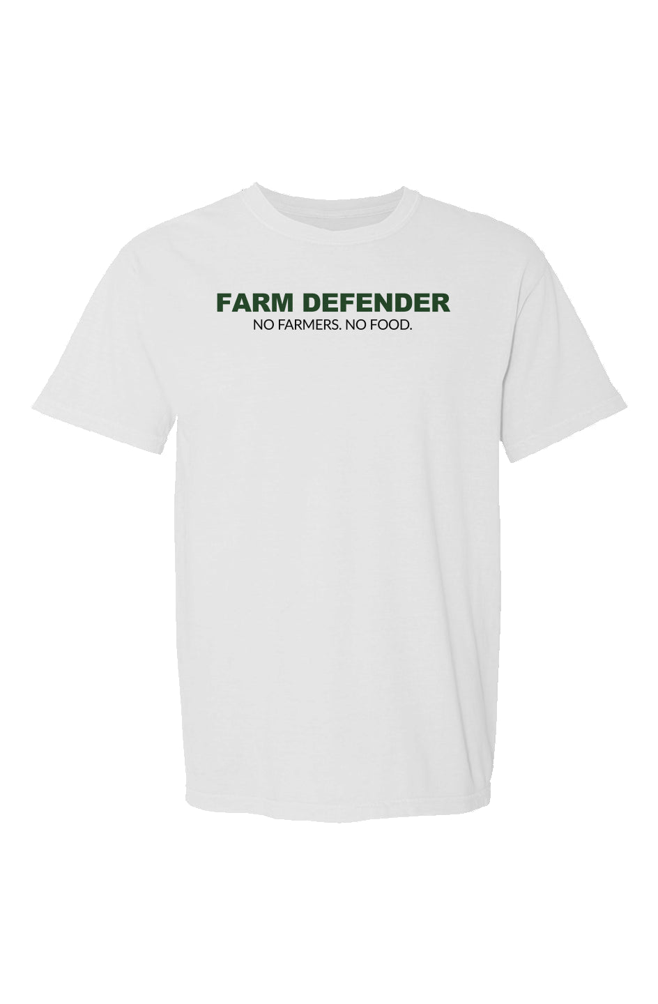 Defend The Right To Farm Rooster Made in USA Short Sleeve Crew T-Shirt