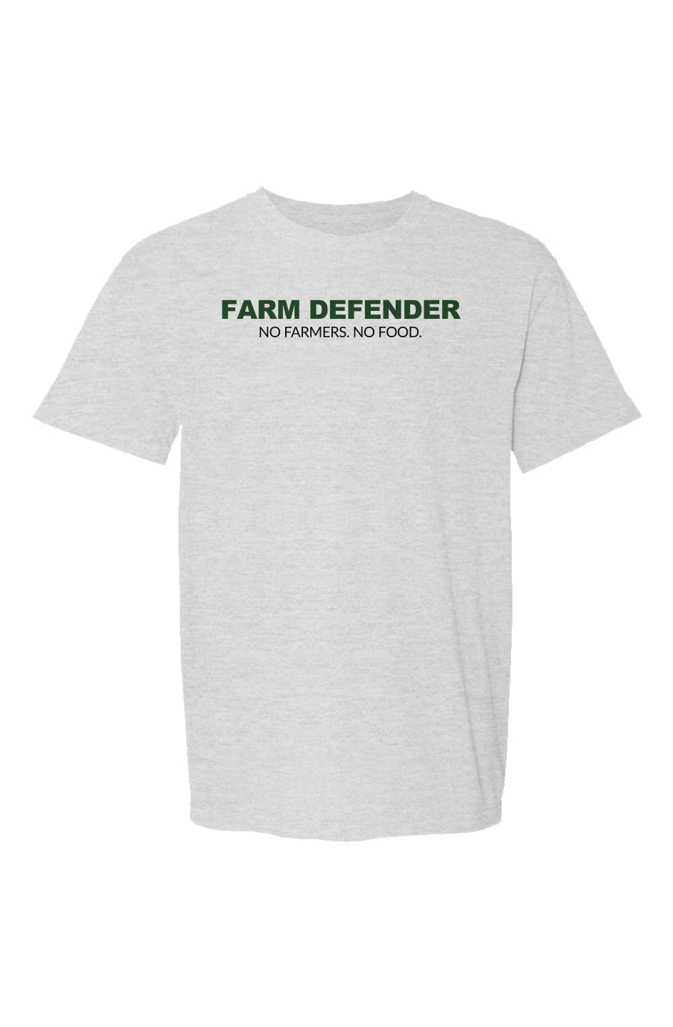 Defend The Right To Farm Rooster Made in USA Short Sleeve Crew T-Shirt