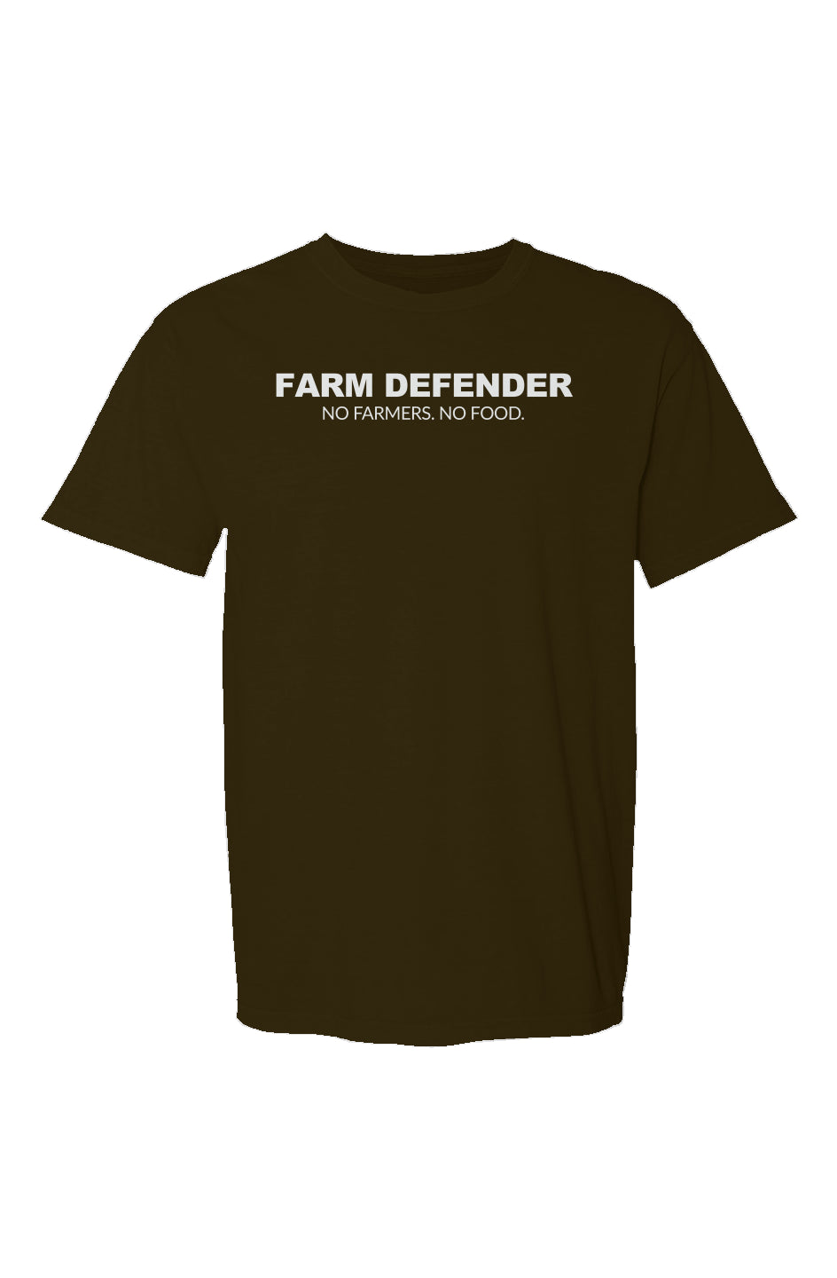 Defend The Right To Farm Hog Made in USA Short Sleeve Crew T-Shirt