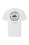 Defend The Right To Farm Tractor Made in USA Short Sleeve Crew T-Shirt