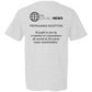 Local News Propaganda Made in USA Short Sleeve Crew T-Shirt