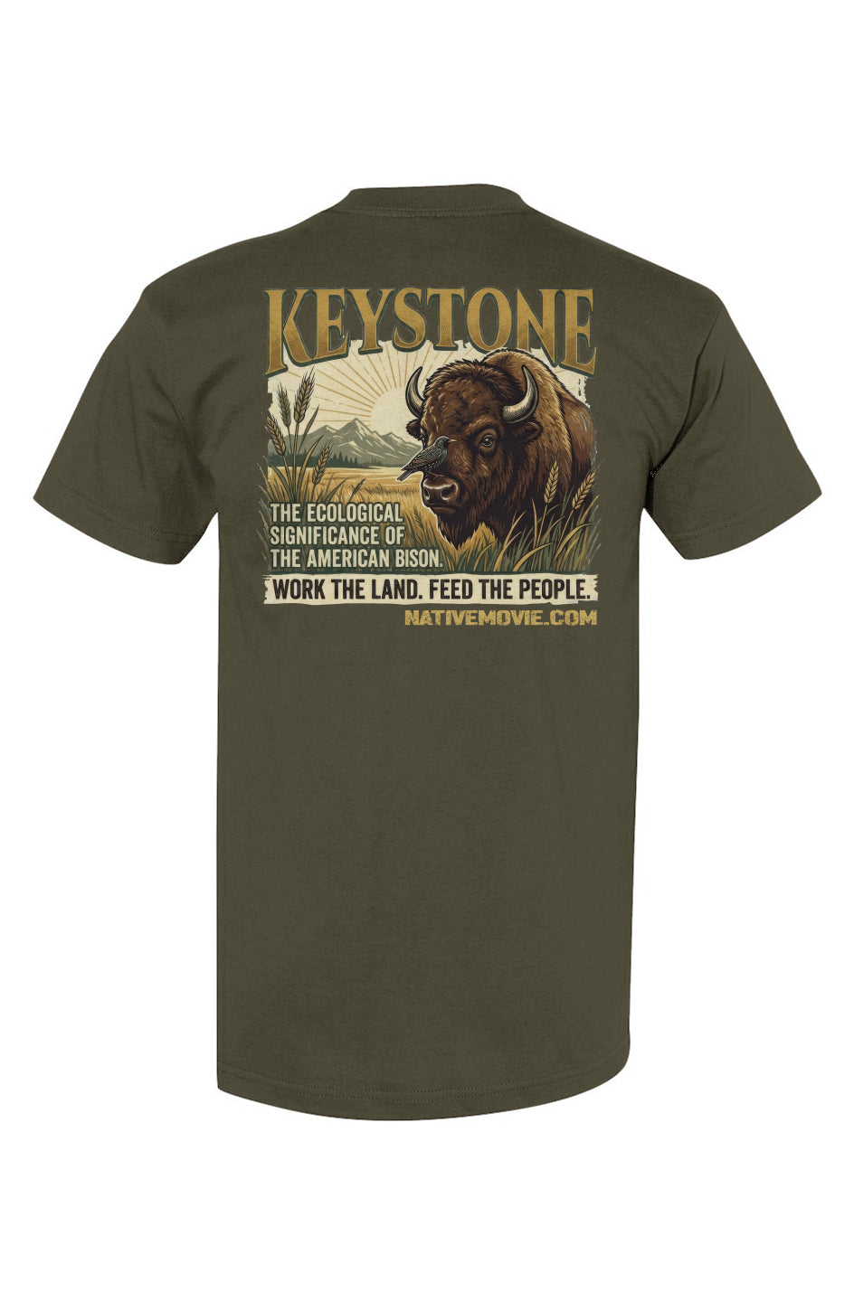 KEYSTONE MOVIE T-SHIRT Heavy Weight USA-Made T-Shirt