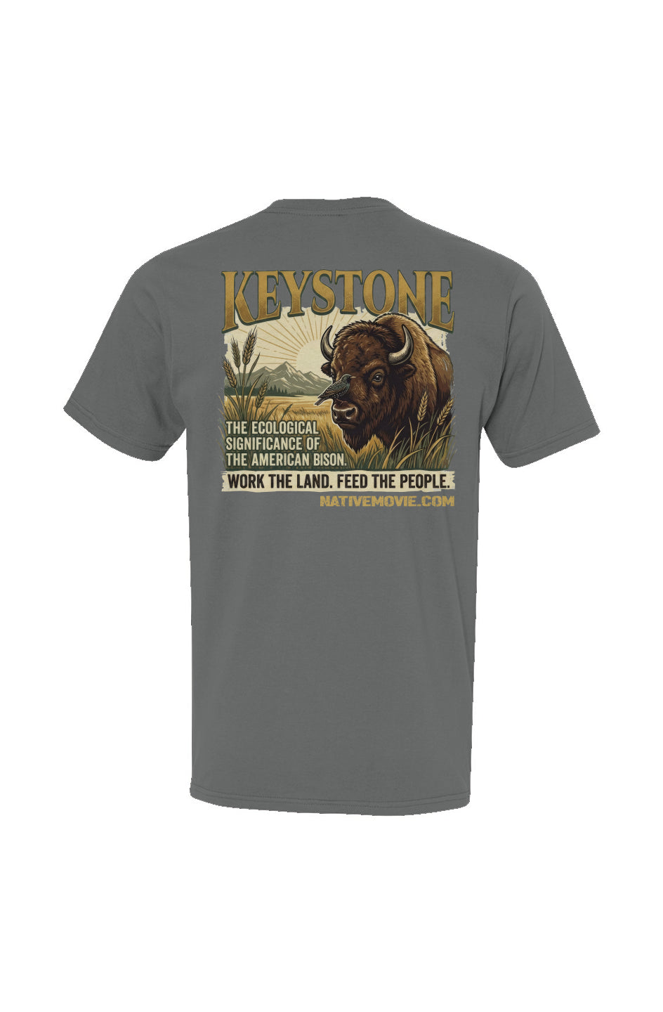 KEYSTONE USA-Made Ringspun Unisex T-Shirt
