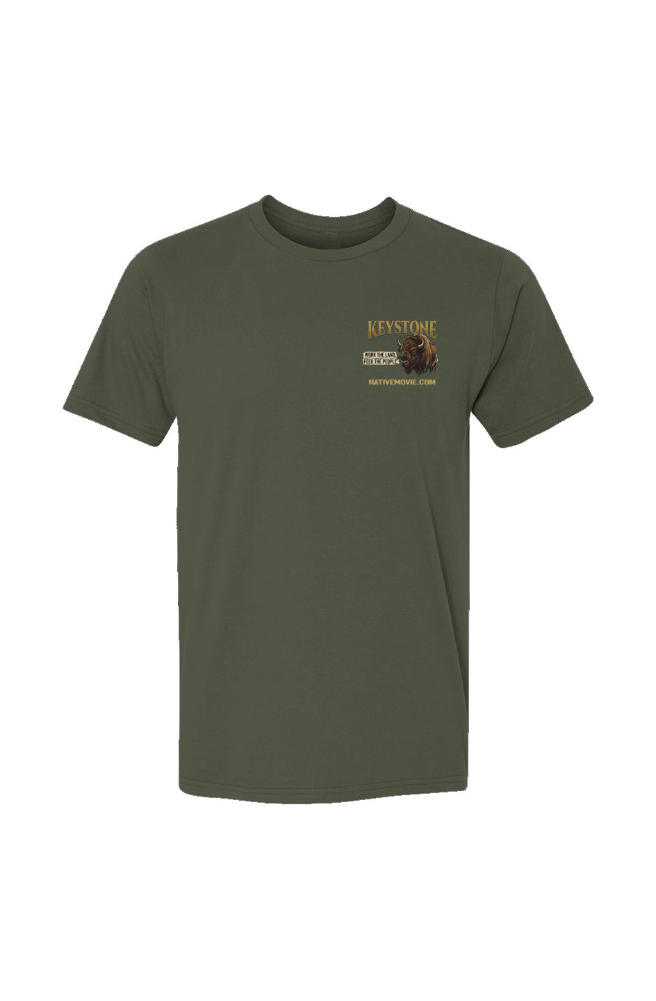 KEYSTONE USA-Made Ringspun Unisex T-Shirt