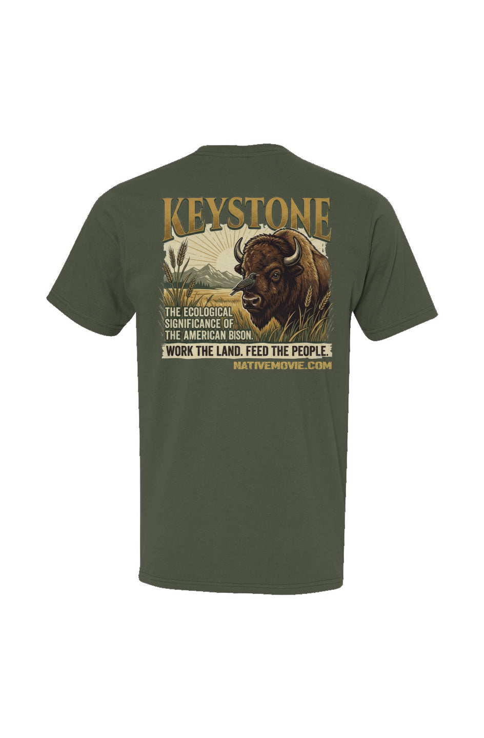 KEYSTONE USA-Made Ringspun Unisex T-Shirt