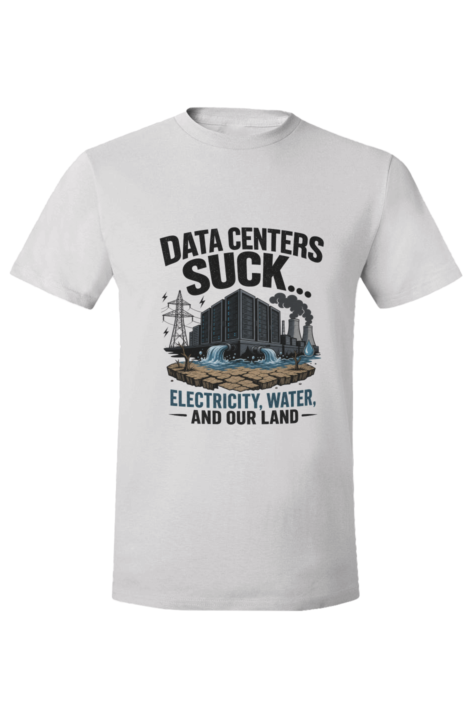 DATA CENTERS SUCK… Electricity. Water. And Our Land.
