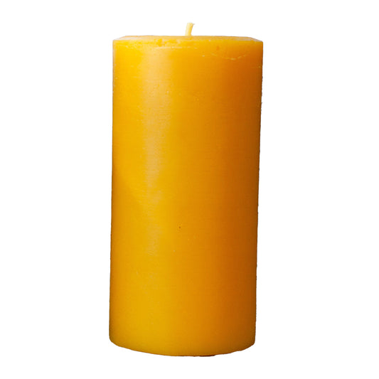 Pure Beeswax Pillar Candles — 3.5” & 6.5”