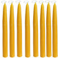 (8 pack) Pure Beeswax Taper Candles