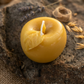 Apple with Leaf Pure Beeswax Candle