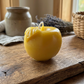 Apple with Leaf Pure Beeswax Candle