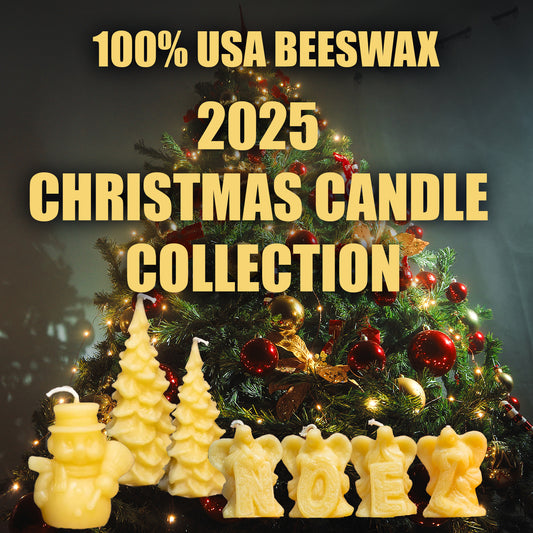 Christmas Candle Collection — 100% Pure USA Beeswax
