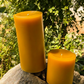 Pure Beeswax Pillar Candles — 3.5” & 6.5”
