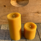 Pure Beeswax Pillar Candles — 3.5” & 6.5”