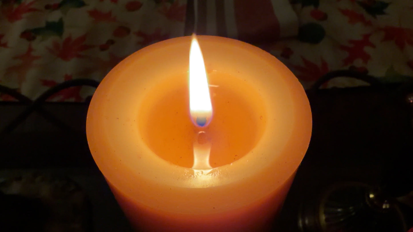 Pure Beeswax Pillar Candles — 3.5” & 6.5”