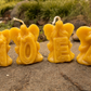 NOEL Christmas Angel Beeswax Candle Set